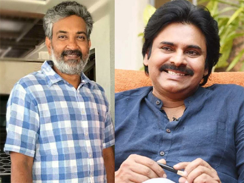 Rajamouli with Pawan Kalyan..!