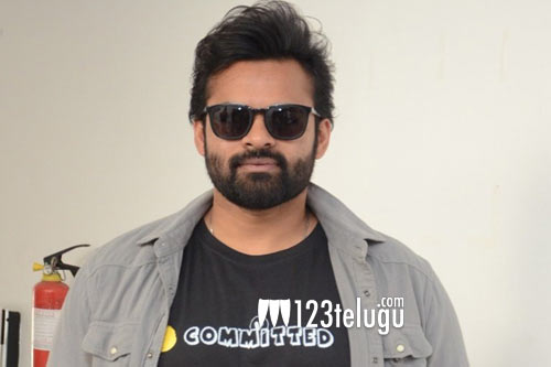 "Hanu Maan" makers with huge sets for Sai Tej movie