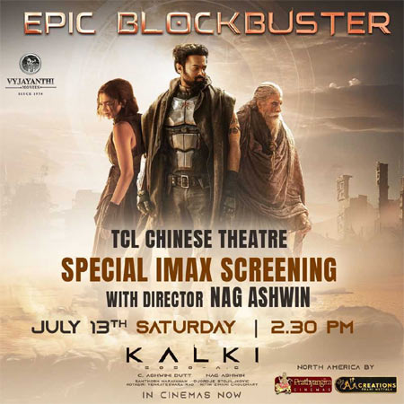 Nag Ashwin will see the movie "Kalki" in the biggest IMAX screening!