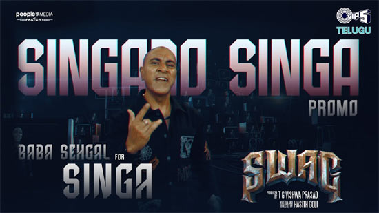 Singaro Singha Song Promo Release from Sri Vishnu “Swag”!