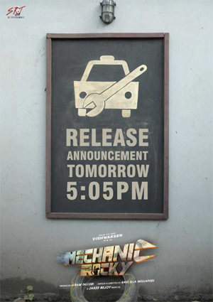 Vishwak Sen's "Mechanic Rocky" release date announcement time fixed!