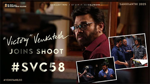 Venkatesh joined the shoot of the new movie