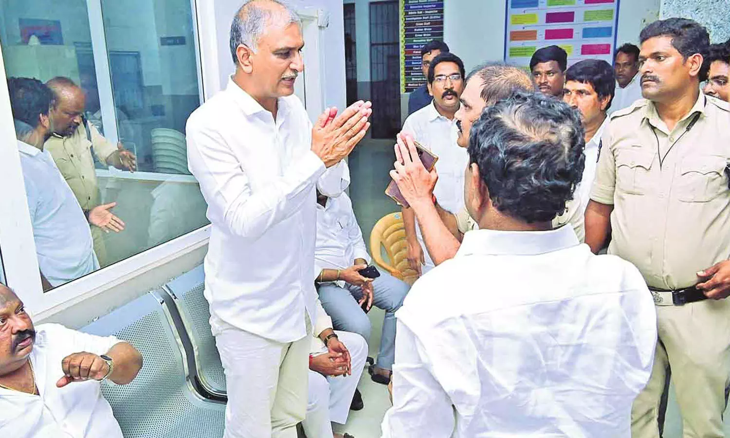 CM Revanth Reddy is the reason behind the attack on Kaushik Reddy: Harish Rao