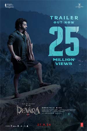 "Devara" trailer with 25 million views!