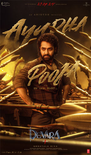 Latest: Time fix for Ayudha Pooja song with Taarak Pi poster