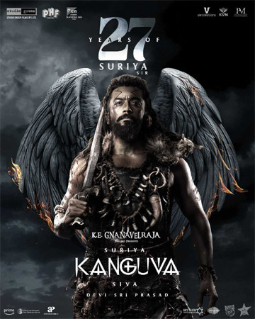 Surya's stunning poster release from “Kangua”!