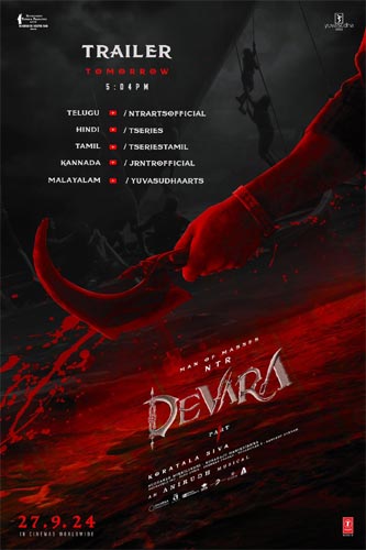 Trailer of Devara.. must be seen here!