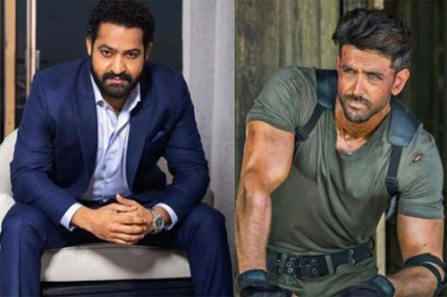 Chasing sequence on 'NTR – Hrithik'