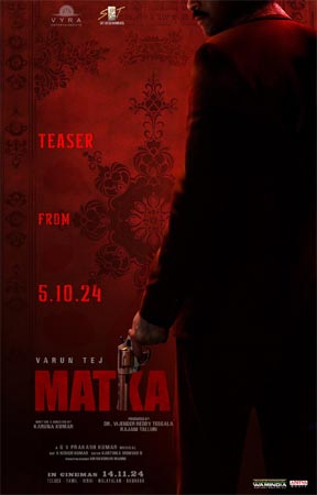 Date fixed for 'Matka' teaser.. When?