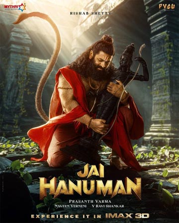 'Jai Hanuman' first look.. Rishabh Shetty as Hanuman!