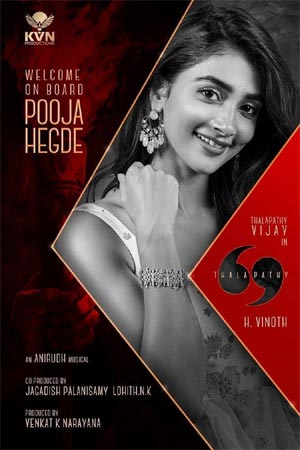 Official: Pooja Hegde in 'Vijay 69'.