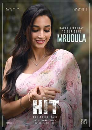 Srinidhi Shetty as Mridula in 'Hit-3'