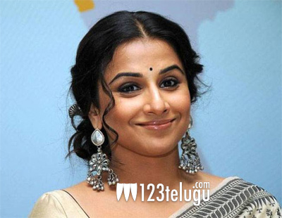 Then changed clothes in the car - Vidya Balan