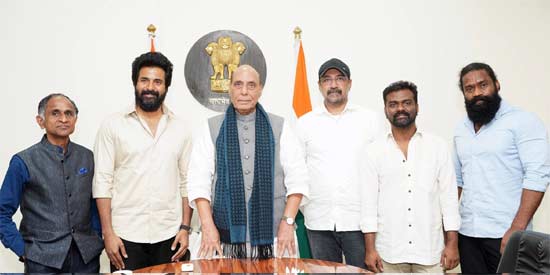 'Amaran' team met the Defense Minister Latest Telugu Movie News, Reviews, OTT, OTT Reviews, Ratings