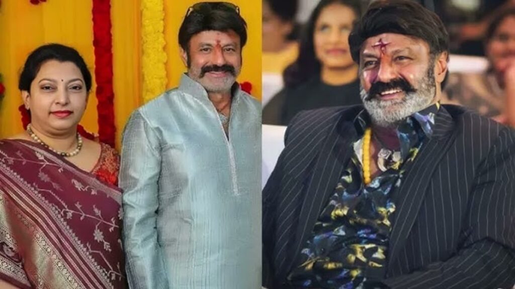   The heroine who held Balakrishna and kissed him in front of his wife