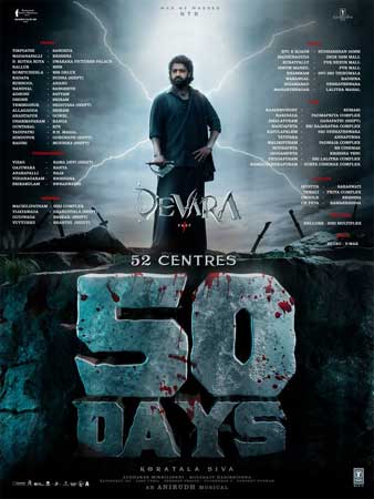 Devara mass feat.. 50 days in 52 centers