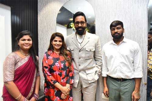 Hero Vishnu Manchu, Viranika Manchu Launch Toyo Unisex Salon | Latest Telugu Movie News, Reviews, OTT, OTT Reviews, Ratings