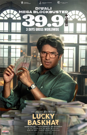 'Lucky Bhaskar' 3 days worldwide collections!