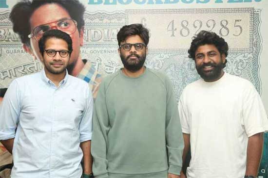 Nagavamshi, director Venky Atluri thanks audience for success of "Lucky Bhaskar"