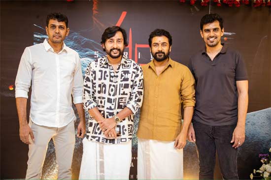 Surya's 45th movie started with pooja activities Latest Telugu Movie News, Reviews, OTT, OTT Reviews, Ratings