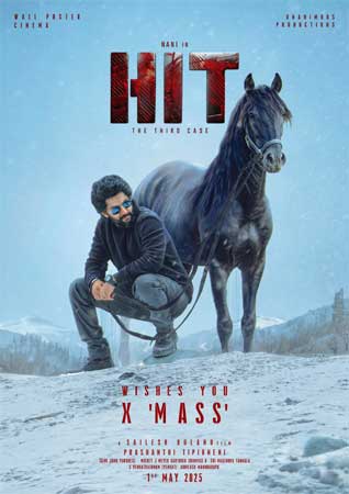 Nani giving a 'mass' warning in the snow with a horse Latest Telugu Movie News, Reviews, OTT, OTT Reviews, Ratings