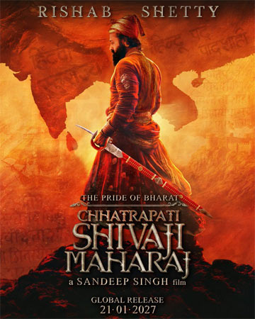 Rishabh Shetty as 'Chhatrapati Shivaji Maharaj' Prestigious Movie | Latest Telugu Movie News, Reviews, OTT, OTT Reviews, Ratings