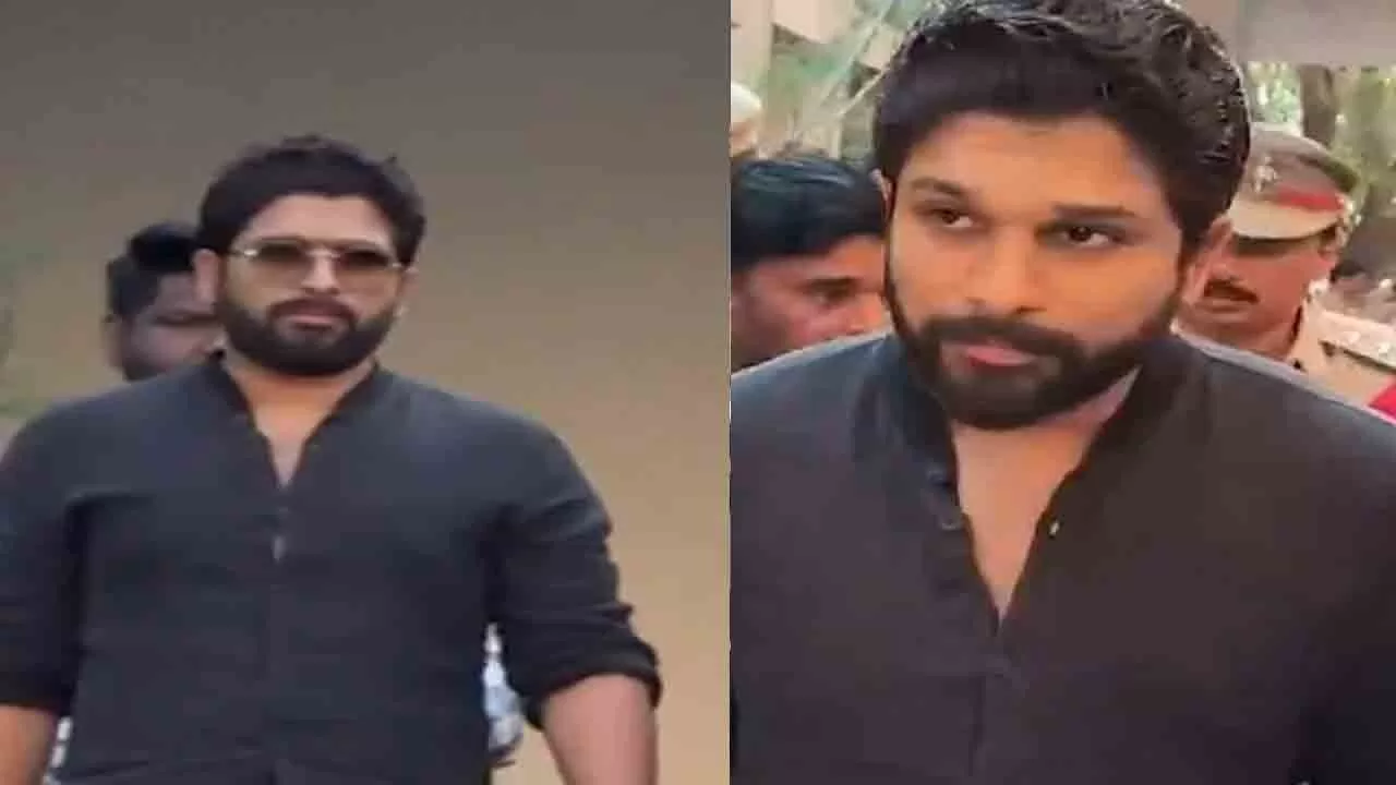 Allu Arjun New Look Social Media