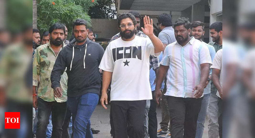 Telangana opposes bail for Allu Arjun's PA & bouncers - Times of India