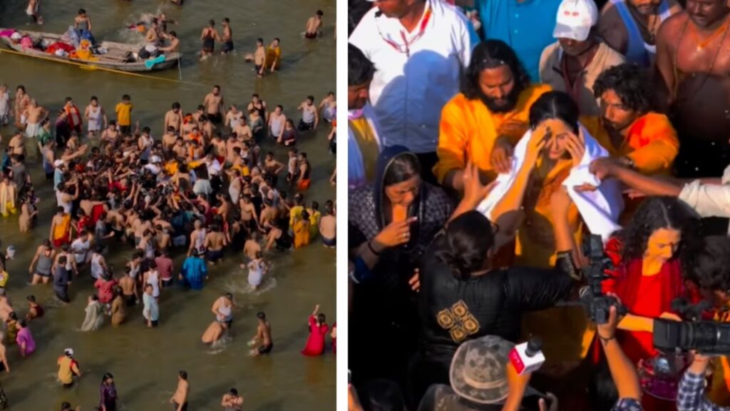 Katrina Kaif Holy Dip Kumbh Mela