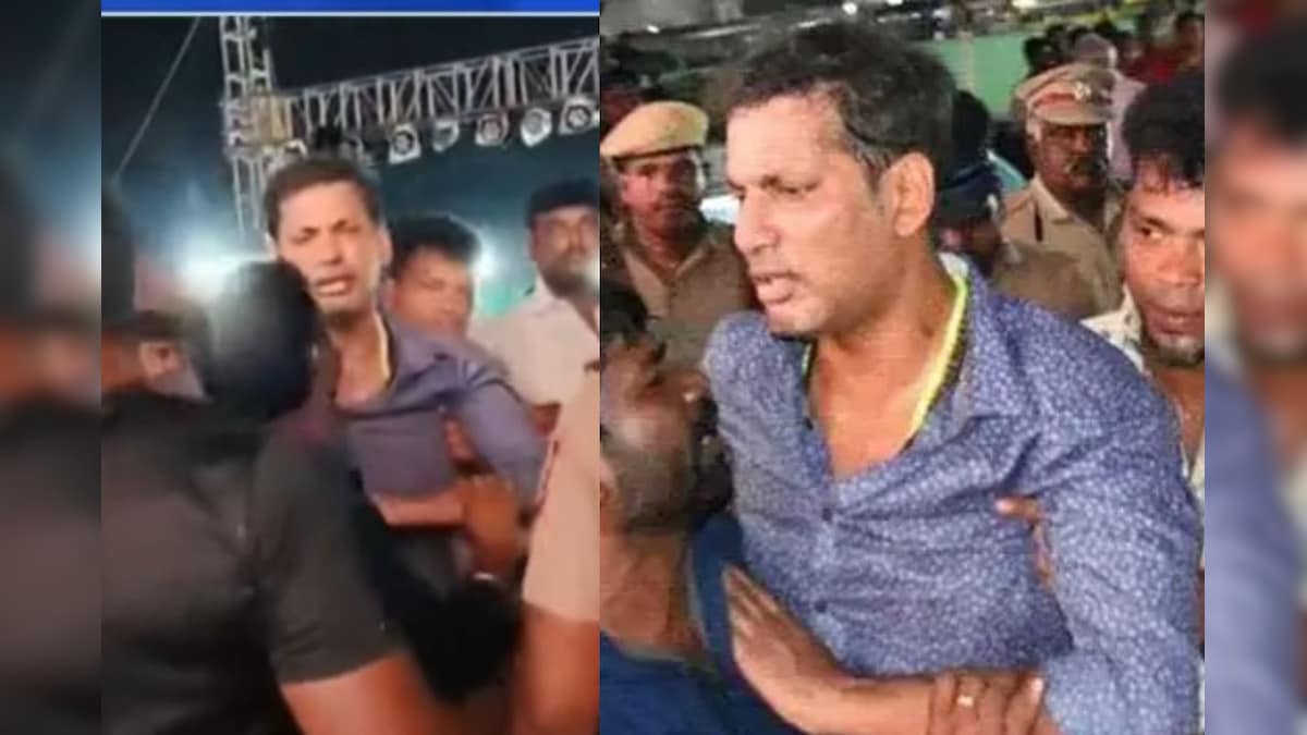 Actor Vishal: Hero Vishal who collapsed on stage .. Video going viral