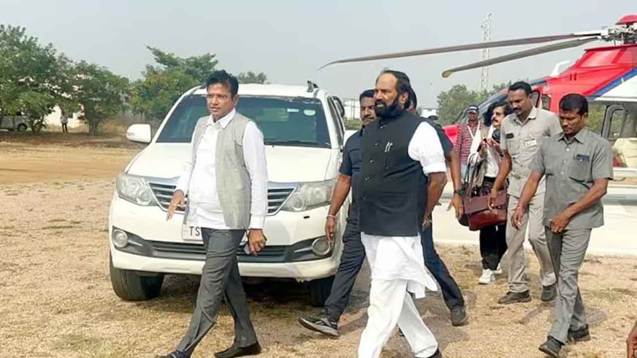 Telangana: Minister Uttam Kumar Reddy helicopter emergency landing