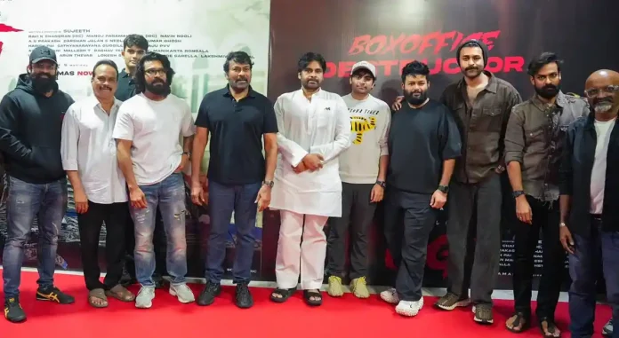 Chiranjeevi lauds OG, praises Pawan Kalyan’s swag