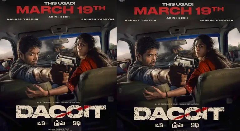 Adivi Sesh and Mrunal Thakur’s Dacoit Gets a New Release Date