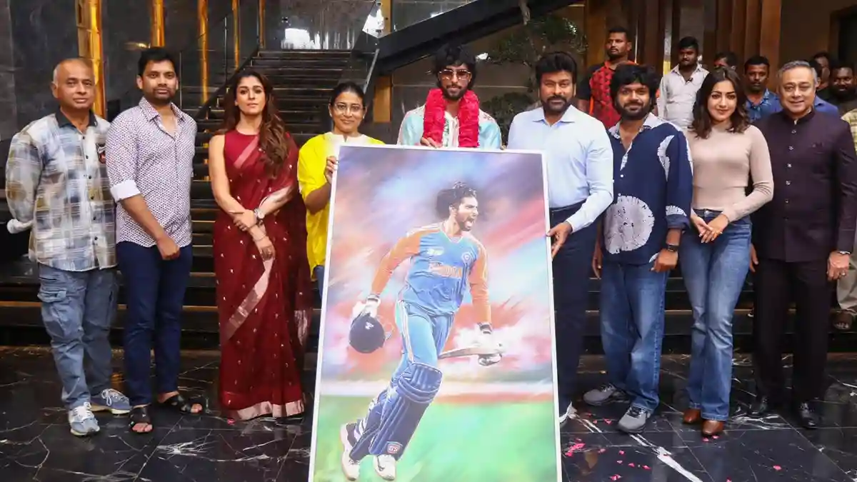 Chiranjeevi Felicitates Young Cricketer Tilak Varma