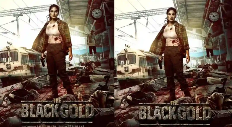 Diwali Particular: Samyuktha’s First Look from The Black Gold Revealed