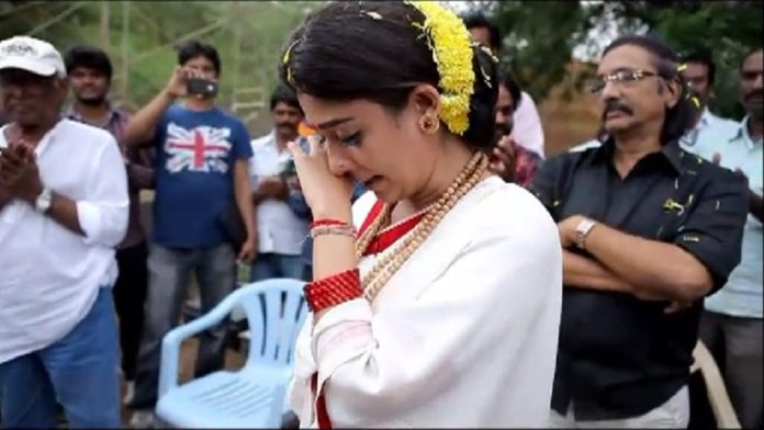 What happened during Balakrishna Sri Rama Rajyam Nayanthara crying