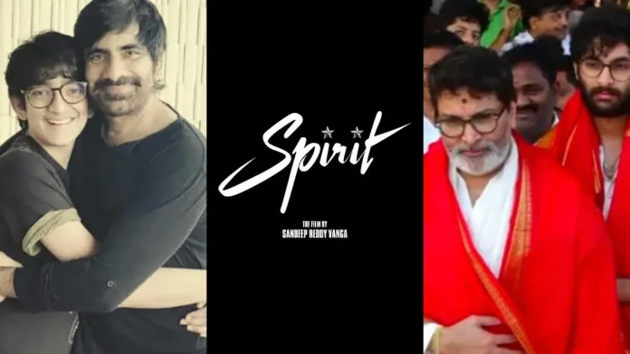 Official: Trivikram & Ravi Teja’s Sons Join Prabhas’ Spirit