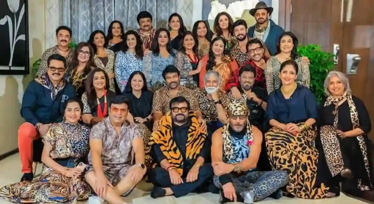 Photo Moment: 80s Stars Reunite – Chiranjeevi, Venkatesh, Sobhana, Ramya Krishnan, and More