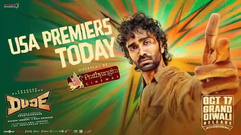 Press Note : Mythri Movie Makers’ DUDE USA Premieres Today Press Note : Mythri Movie Makers’ DUDE USA Premieres Today