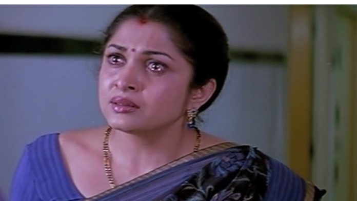 Ramya Krishnan sheds tears for the director work!