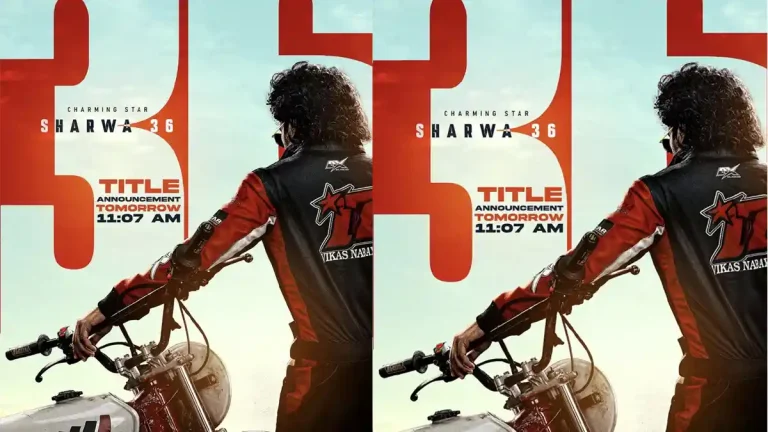 Sharwa 36: UV Creations to Reveal the Sports Drama Title on Diwali