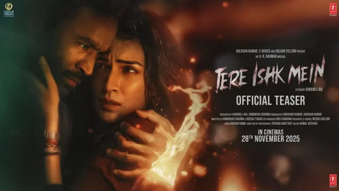 Tere Ishq Mein teaser: Dhanush steals the show as an intense lover boy
