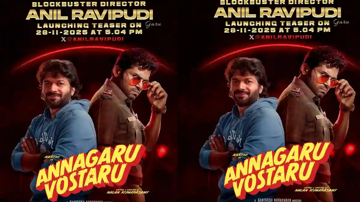 Anil Ravipudi for Annagaru Vostaru – Deets Inside