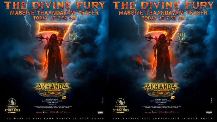 Good News for Balayya Fans – Akhanda 2 New Teaser Good News for Balayya Fans – Akhanda 2 New Teaser Drops Tonight