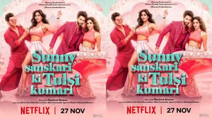 Netflix Announces OTT Premiere Date for Janhvi Kapoor’s Sunny Sanskari Ki Tulsi Kumari