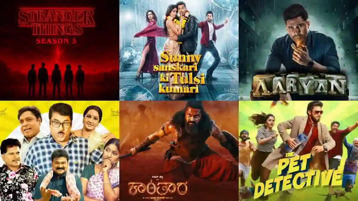 OTT Releases This Week: Stranger Things S5, Aaryan, Sunny Sanskari Ki Tulsi Kumari and more on Netflix, Prime Video, Jio Hotstar and other platforms