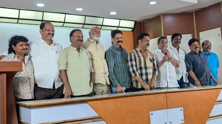 People who do piracy must be encountered: Kalyan C at Telugu Film Chamber press meet People who do piracy must be encountered: Kalyan C at Telugu Film Chamber press meet