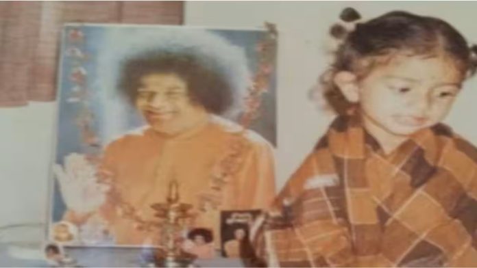 Is it Sathya Sai Baba who named that star heroine