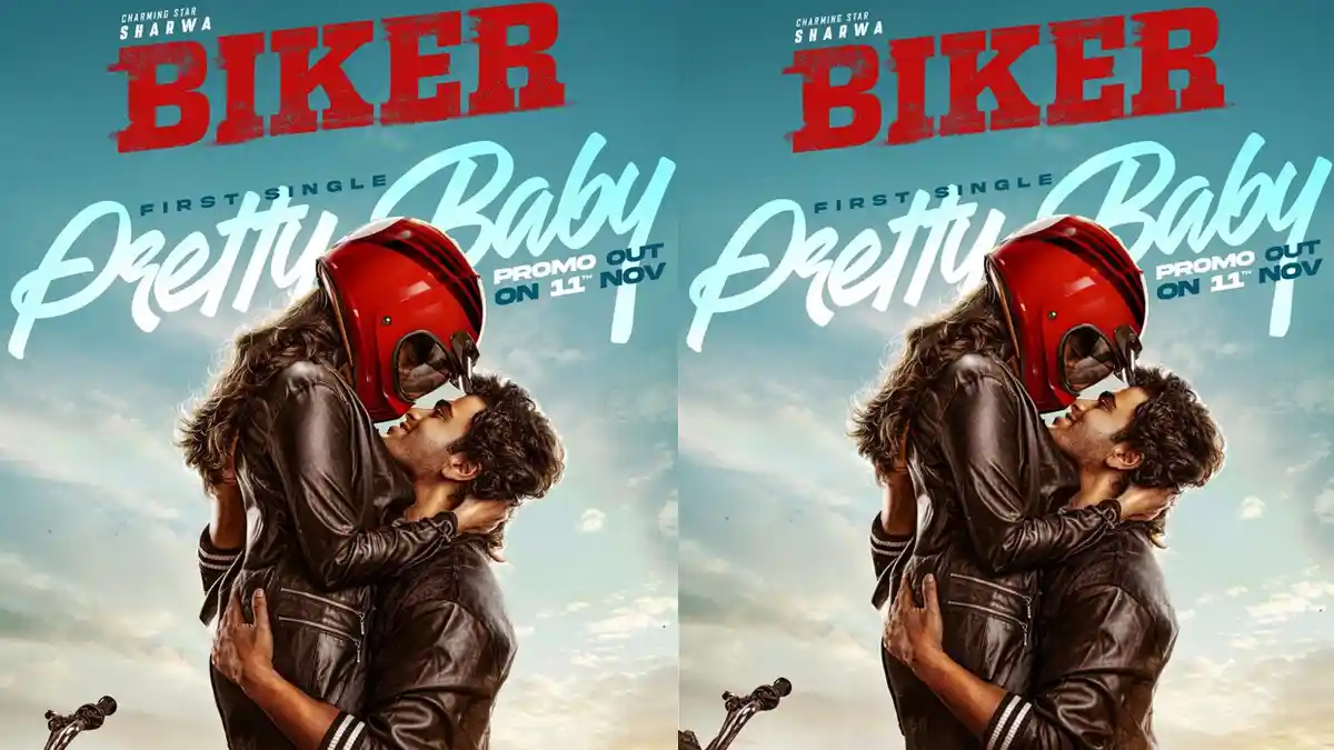 Sharwanand’s Biker first single announced with a dreamy romantic poster