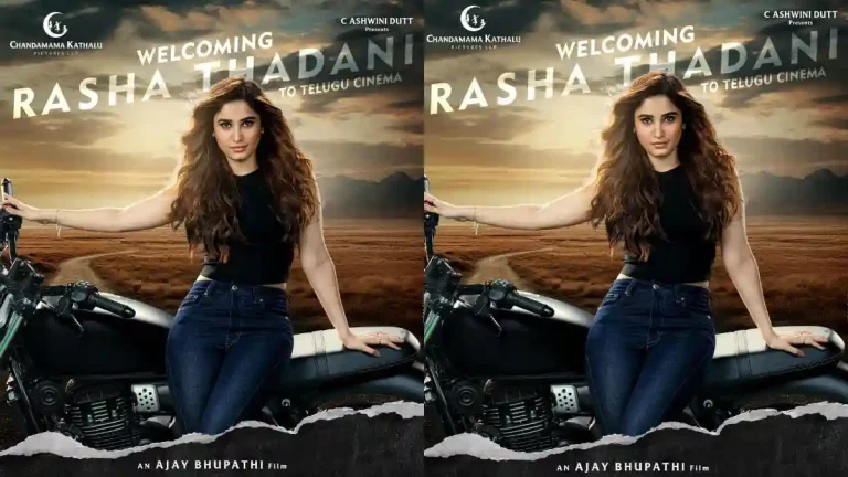 “Uyi Amma” Sensation Rasha Thadani On Board for Ajay Bhupathi’s Next “Uyi Amma” Sensation Rasha Thadani On Board for Ajay Bhupathi’s Next